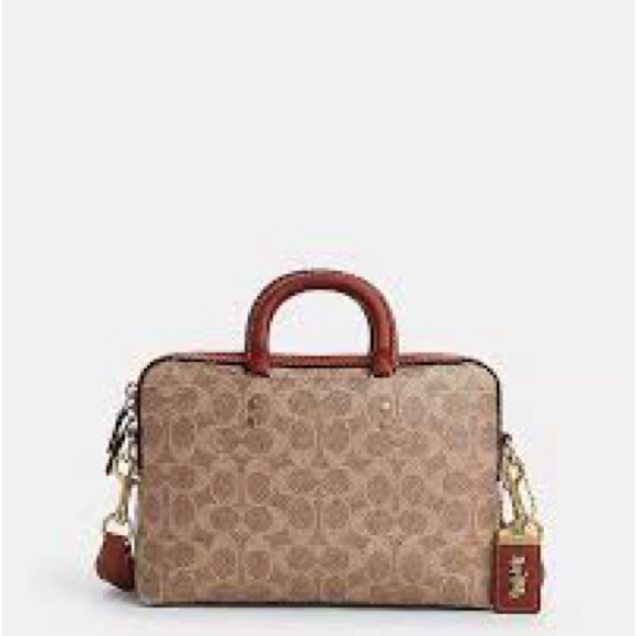Coach Rogue Slim Brief 25 In Signature Canvas. Unisex. NWT - Picture 1 of 4